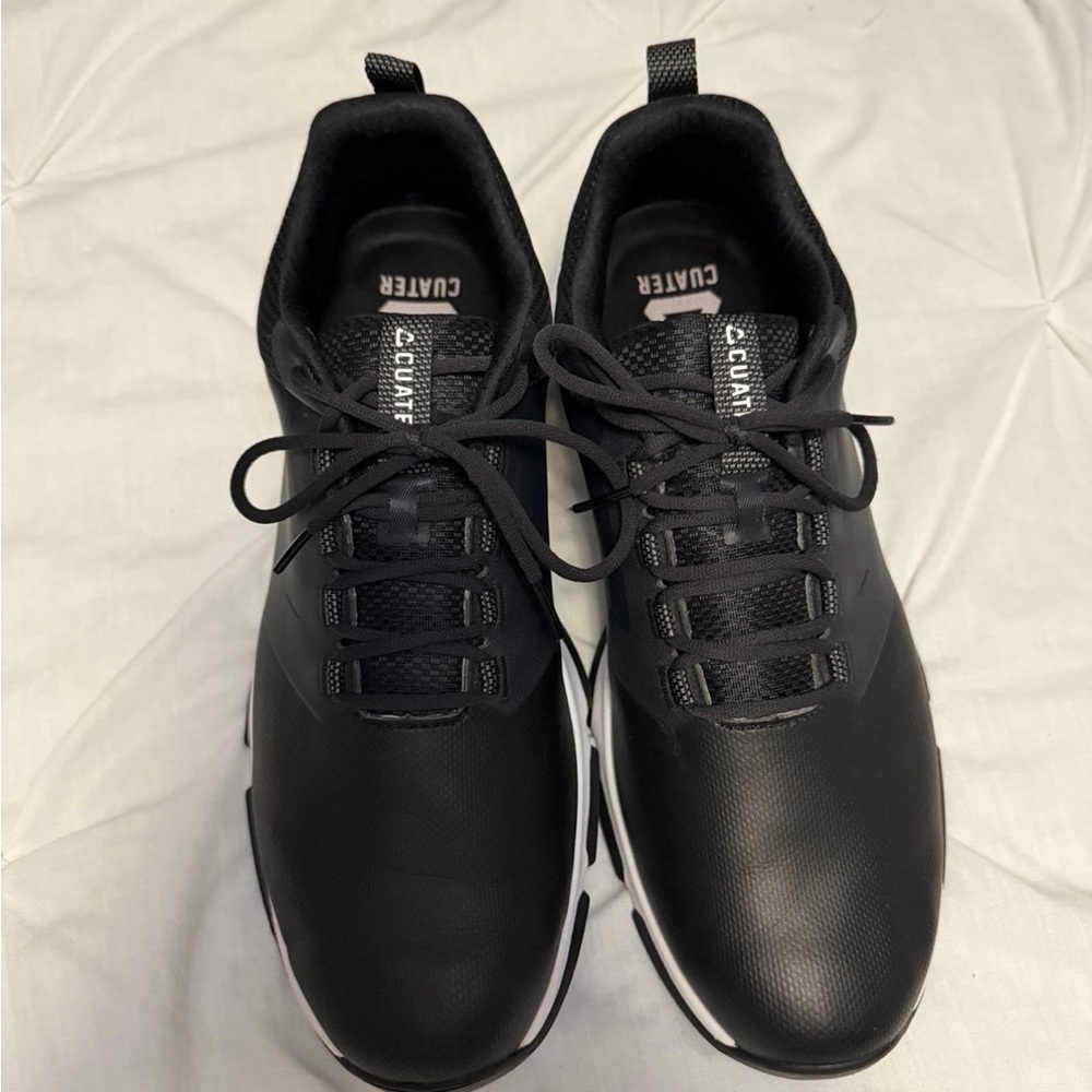 Cuater by TravisMathew Men’s Black Golf Shoes Size 11 Worn Once